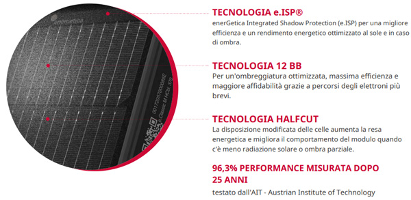 Energetica Industries e.Prime M HC 380 – Modulo fotovoltaico monocristallino 380 WEnergetica Industries e.Prime M HC 380 – Modulo fotovoltaico monocristallino 380 W