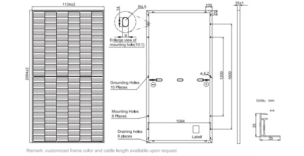 JA Solar JAM-66-S30-490/MR – Modulo fotovoltaico monocristallino 490 W 